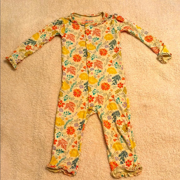 Magnetic Me Floral Baby Onesie Pajamas 18-24 Mo - Picture 1 of 2
